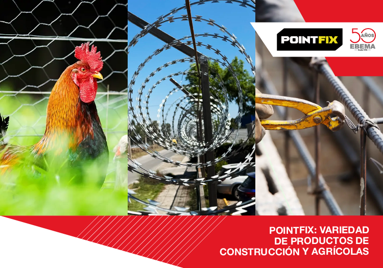 Pointfix: variedad de productos de construcción y agrícolas